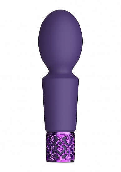 SHOTS AMERICA Royal Gems Brilliant Purple Rechargeable Silicone Bullet Vibrator at $34.99