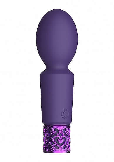 SHOTS AMERICA Royal Gems Brilliant Purple Rechargeable Silicone Bullet Vibrator at $34.99