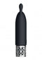 Royal Gems Twinkle Silicone Bullet Vibrator Rechargeable Black
