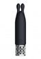 Royal Gems Twinkle Silicone Bullet Vibrator Rechargeable Black