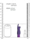 SHOTS AMERICA Royal Gems Elegance Purple Rechargeable Silicone Bullet Vibrator at $34.99