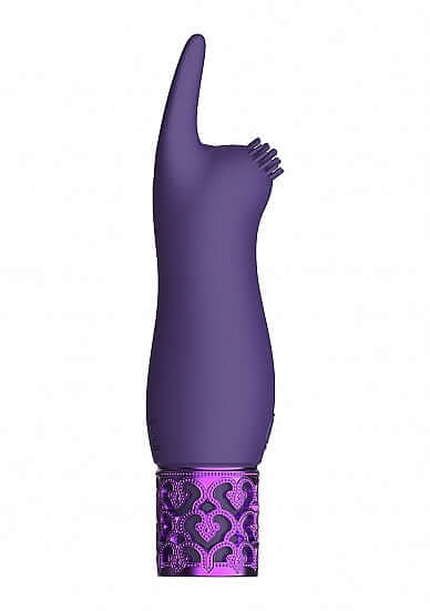 SHOTS AMERICA Royal Gems Elegance Purple Rechargeable Silicone Bullet Vibrator at $34.99