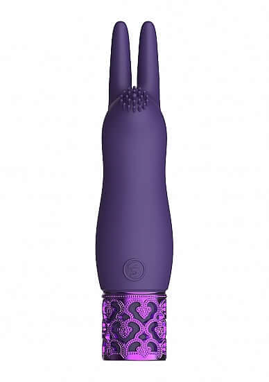SHOTS AMERICA Royal Gems Elegance Purple Rechargeable Silicone Bullet Vibrator at $34.99