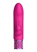 ROYAL GEMS DAZZLING PINK RECHARGEABLE SILICONE BULLET-4