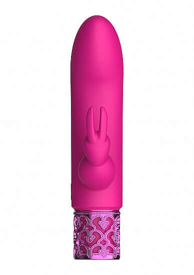 ROYAL GEMS DAZZLING PINK RECHARGEABLE SILICONE BULLET-4