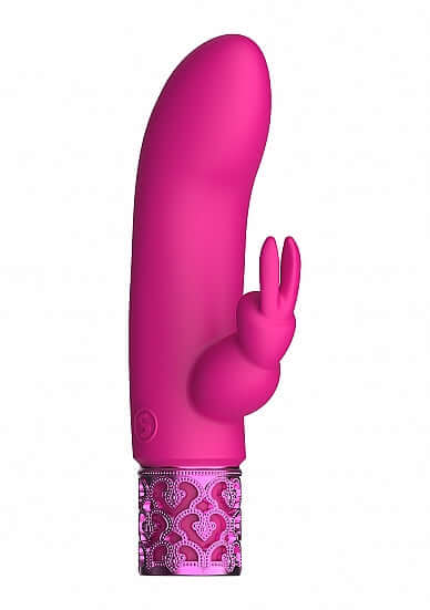 ROYAL GEMS DAZZLING PINK RECHARGEABLE SILICONE BULLET-0