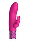ROYAL GEMS DAZZLING PINK RECHARGEABLE SILICONE BULLET-0