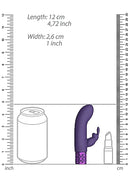 SHOTS AMERICA Royal Gems Dazzling Purple Rechargeable Silicone Bullet Vibrator at $34.99