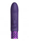 SHOTS AMERICA Royal Gems Dazzling Purple Rechargeable Silicone Bullet Vibrator at $34.99