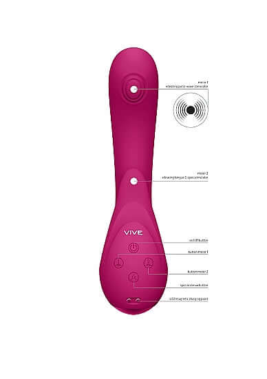 SHOTS AMERICA Vive Miki Pink Vibrator at $89.99