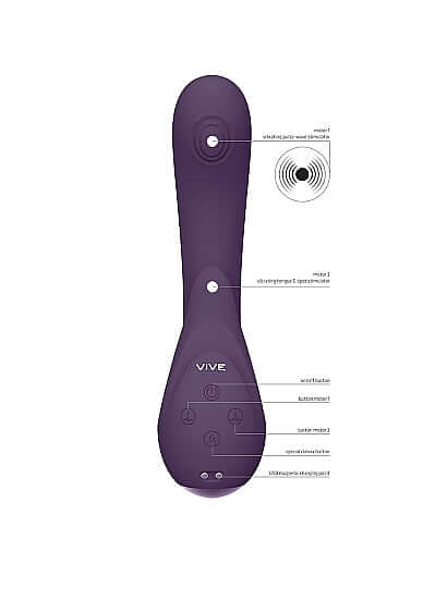SHOTS AMERICA Vive Miki Purple Vibrator at $89.99