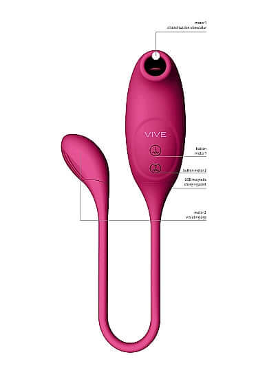 Vive Quino Air Wave and Egg Vibrator