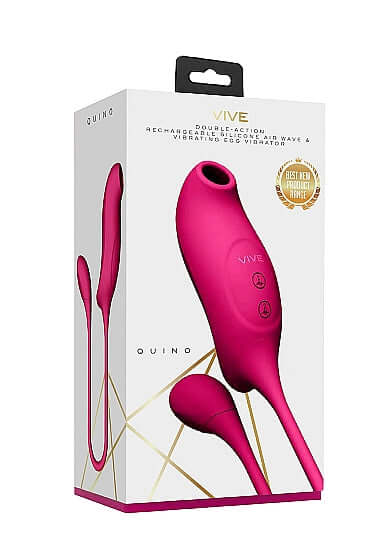 Vive Quino Air Wave and Egg Vibrator