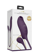 SHOTS AMERICA Vive Quino Air Wave Vibrating Egg Double action Vibrator Purple at $79.99