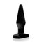 SI Novelties Ignite Butt Plug Black Dark Skin Tone Medium at $9.99