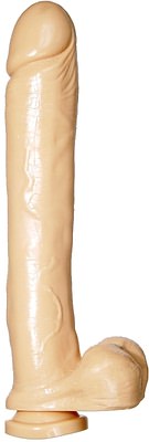 SI Novelties Exxxtreme Dong 14 inches Flesh with Suction Cup at $42.99