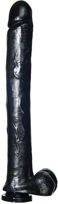 SI Novelties Exxxtreme Dong 16 inches Black with Suction Cup at $44.99