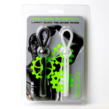 SI Novelties SILICONE LARIAT QUICK RELEASE RINGS 2 PACK at $6.99