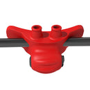 The Screaming O SnorkelO red mouthpiece attachment with dual airflow tubes for enhanced oral pleasure experience.