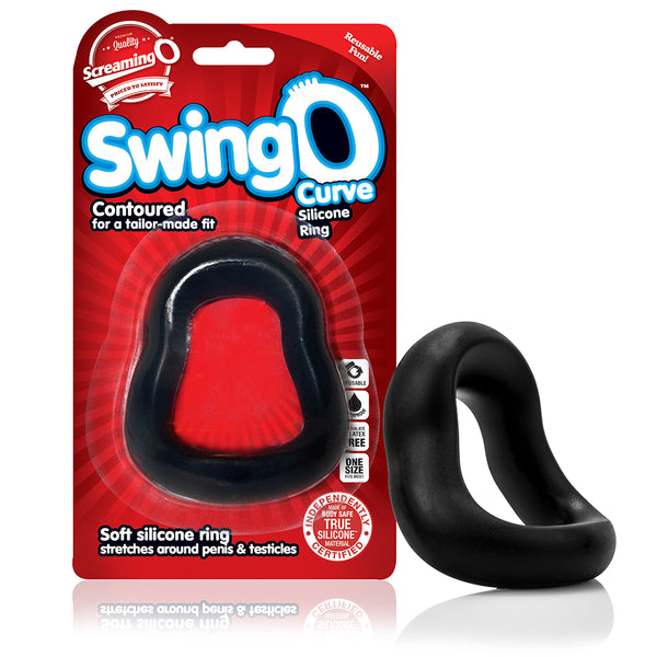 SCREAMING O SWING O CURVED BLACK C-RING-0
