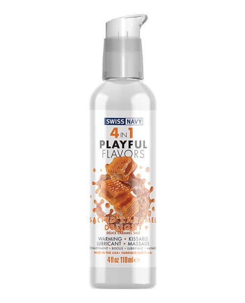 MD Science Swiss Navy 4 In 1 Salted Caramel Flavored Lubricant 4 Oz at $9.99