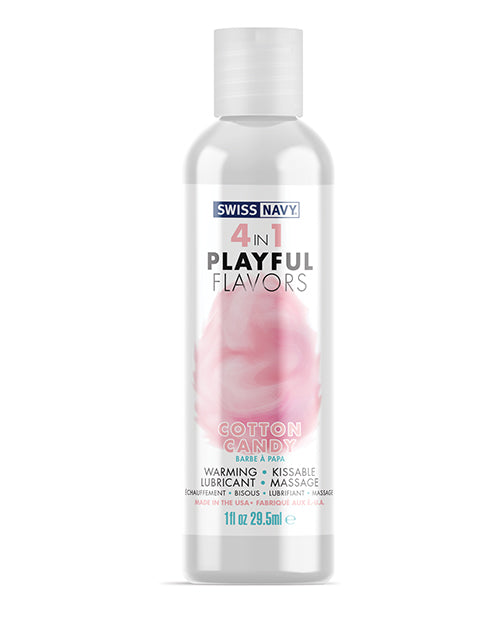 Swiss Navy 4 in 1 Playful Flavors Cotton Candy 1 Oz