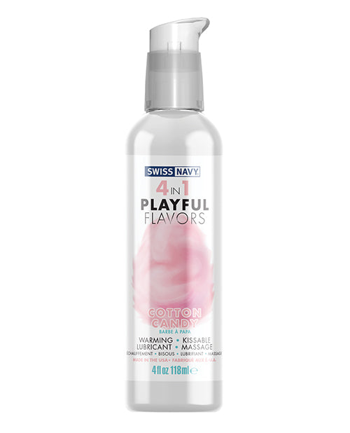 Swiss Navy 4 in 1 Playful Flavors Cotton Candy Lubricant 4 Oz