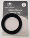 WIDE SILICONE DONUT RING BLACK 2 "-0