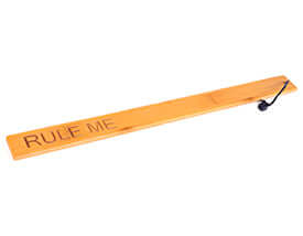 Spartacus Bamboo Paddle Rule Me from Spartacus Leathers at $11.99