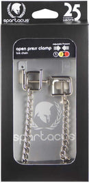 Spartacus Black Adjustable Press Nipple Clamps from Spartacus at $17.99