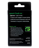 Elevate Your Cock Play: Sport Fucker Cum Stopper 2.0 Blue