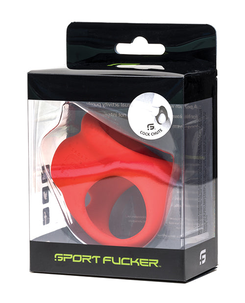 Sport Fucker Cock Chute in Red - Gentle Play with Seamless Comfort