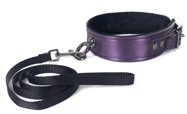 Spartacus Galaxy Legend Collar and Leash Purple from Spartacus Leathers at $24.99