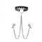 Sex and Mischief Toys Amor Collar with Nipple Jewelry