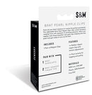 S&M BRAT PEARL NIPPLE CLIPS-0
