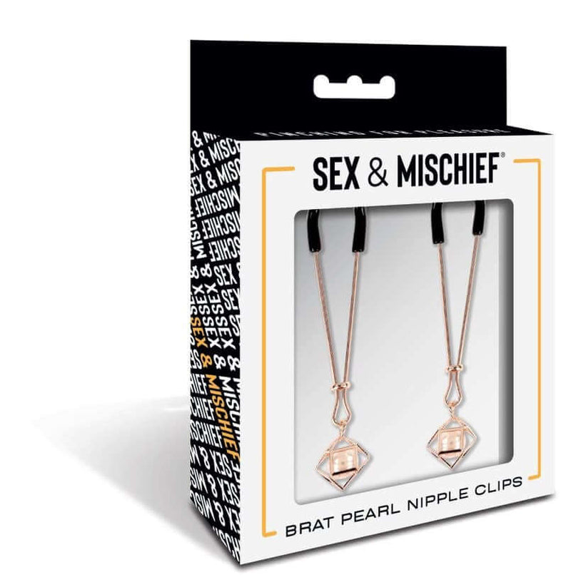 S&M BRAT PEARL NIPPLE CLIPS-1