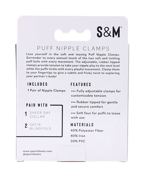 SEX & MISCHIEF PUFF NIPPLE CLAMPS-4