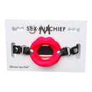 Sport Sheets Sportsheets Sex and Mischief Silicone Lips Mouth Gag Red at $11.99