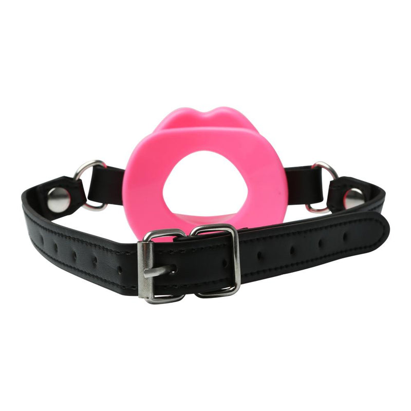 Sport Sheets Sportsheets Sex and Mischief Silicone Lips Mouth Gag Pink at $11.99
