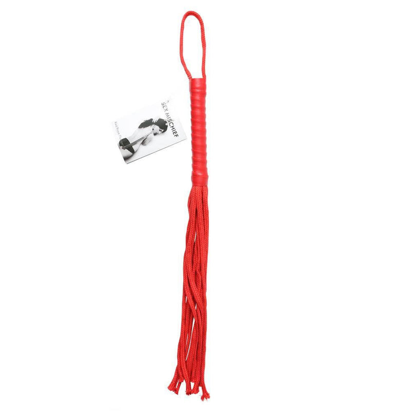 SEX & MISCHIEF RED ROPE FLOGGER-0