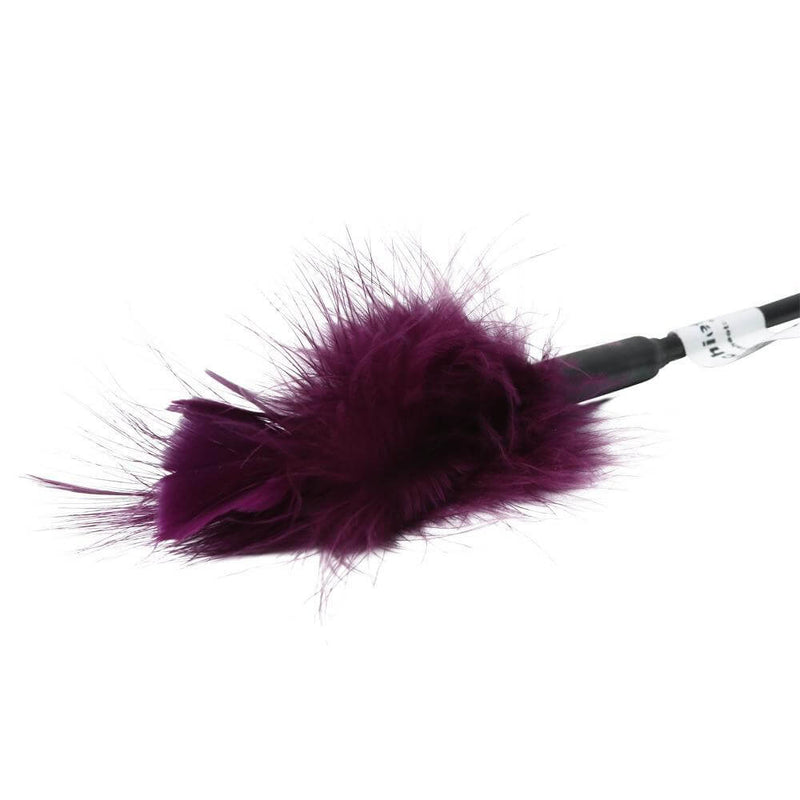 SEX & MISCHIEF FEATHER TICKLER 7IN PURPLE-1