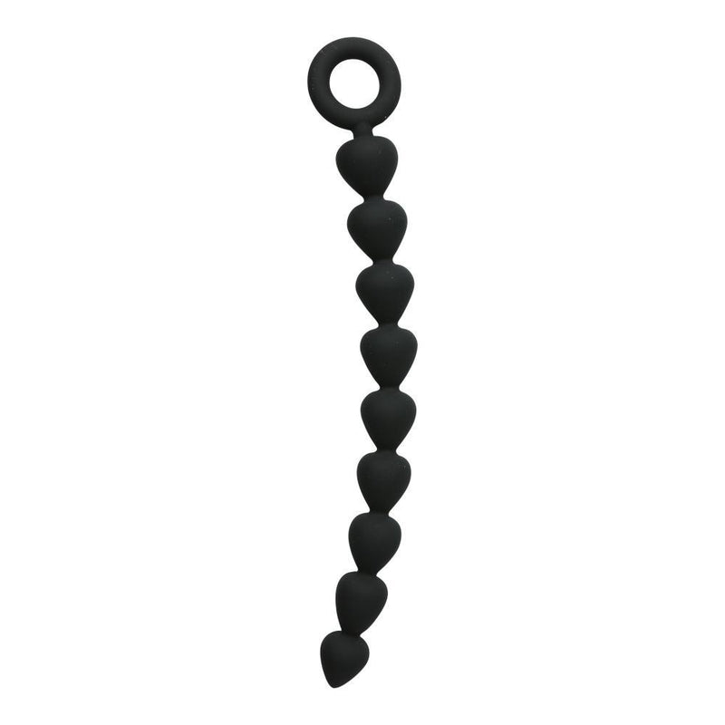 Sport Sheets Sex and Mischief Collection Silicone Anal Beads Black at $15.99