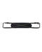 Sportsheets Pivot Deluxe Doggie Strap, black with extended oval padding, designed for enhanced comfort during intimate moments.