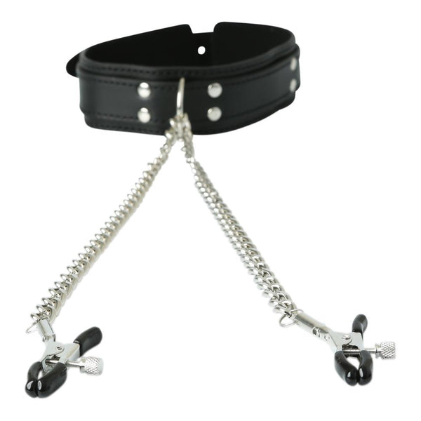 Sport Sheets Sportsheets Collar with Nipple Clamps at $19.99