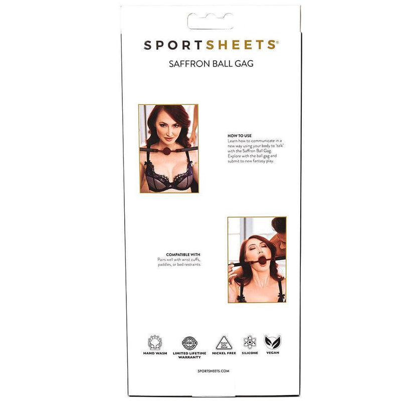 Sport Sheets Sportsheets Saffron Ball Gag at $18.99