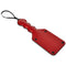 Sportsheets Saffron Square Paddle in red vegan leather, designed for sensual play and sophisticated punishment.