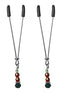 SEX & MISCHIEF NIPPLE CLIPS RUBY BLACK-0