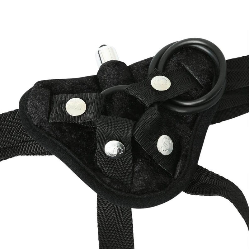 Sport Sheets Sportsheets Black Harness with Mini Vibe at $36.99