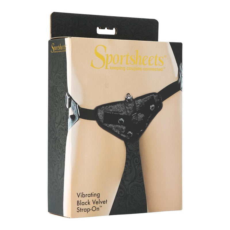 Sport Sheets Sportsheets Black Harness with Mini Vibe at $36.99