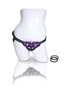 Sportsheets Lush Cobalt Strap On Purple Harness with Mini Vibe